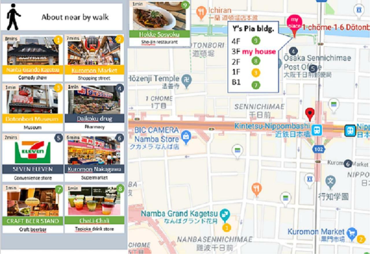 Aqua Cite Dotonbori Διαμέρισμα Οσάκα Εξωτερικό φωτογραφία